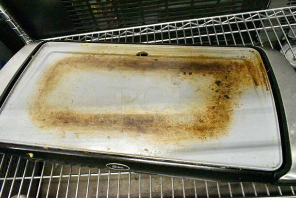 2 Oster CKSTGRFM20-TECO Metal Countertop Electric Powered Griddle. 2 Times Your Bid!  - Image 7 of 11