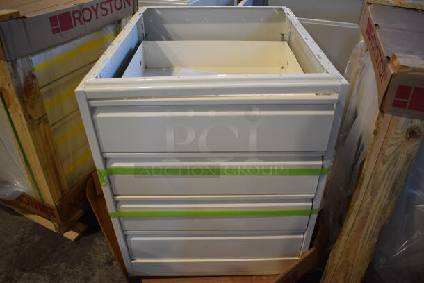 BRAND NEW! Royston 60015663-012 Metal  4 Drawer Cabinet. 24x29x28.5