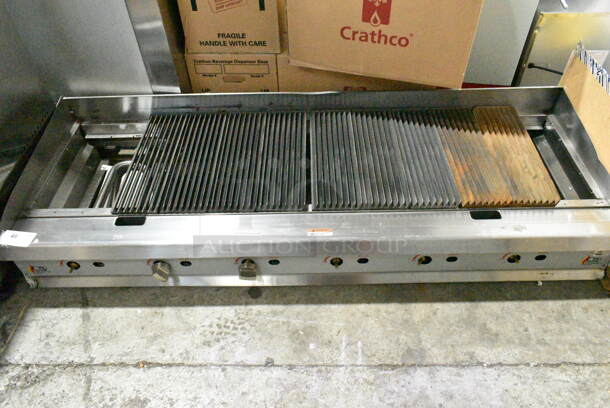 BRAND NEW SCRATCH AND DENT! 2023 Cooking Performance Group CPG 351CRCPG72NL Stainless Steel Commercial Countertop 72" Gas Radiant Charbroiler. Missing Grates. 240,000 BTU - Image 2 of 7