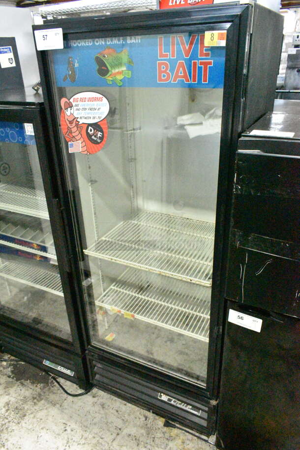 True GDM-12 Metal Commercial Single Door Reach In Cooler Merchandiser w/ Poly Coated Racks. 115 Volts, 1 Phase. Tested and Working! - Image 2 of 5