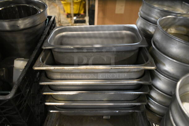 10 Various Stainless Steel Drop In Bins. Includes 1/1x2. 10 Times Your Bid! - Image 2 of 3