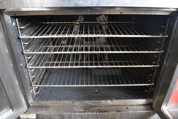 Vulcan Commercial Stainless Steel Double Stack Electric Powered Convection Oven With Stainless Steel Shelves on Commercial Casters. 208-240V/1 Phase 2 Times Your Bid! - Image 5 of 5