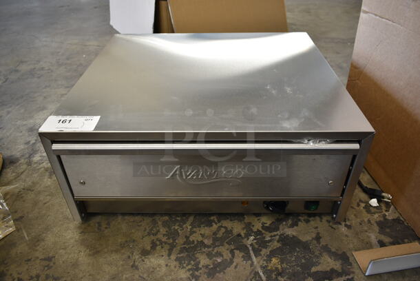BRAND NEW SCRATCH AND DENT! Avantco 177BW32 Stainless Steel Commercial Countertop Single Drawer Bun Warmer. 120 Volts, 1 Phase. Tested and Working! - Image 1 of 4