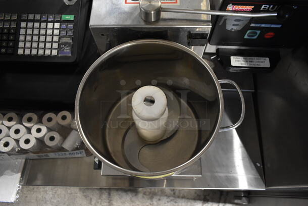 Stainless Steel Commercial Countertop Food Processor w/ S Blade. 115 Volts, 1 Phase. Tested and Working! - Image 6 of 8