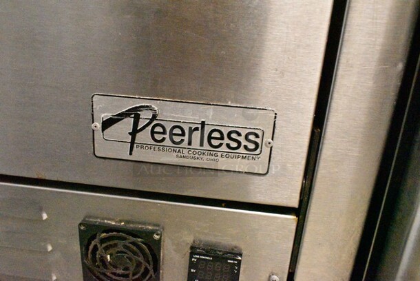 Peerless Stainless Steel Commercial Pizza Oven w/ Broken Cooking Stones.  - Image 2 of 6