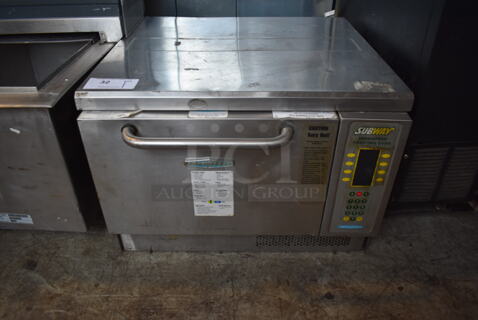 Turbochef NGC Stainless Steel Commercial Countertop Electric Powered Rapid Cook Oven. 208/240 Volts, 1 Phase. 