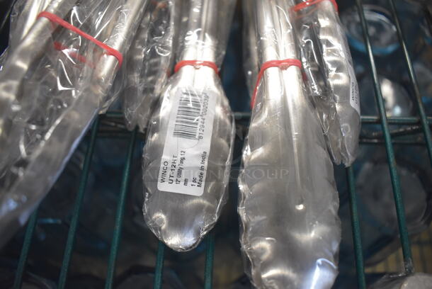 8 BRAND NEW! Winco Metal Tongs. 12", 16". 8 Times Your Bid! - Image 3 of 3