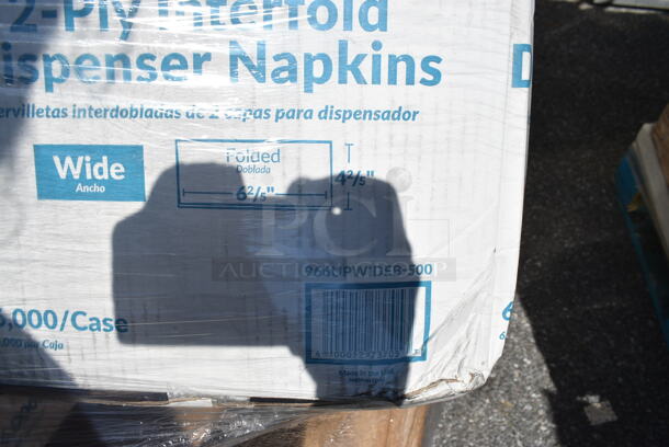 PALLET LOT of 29 BRAND NEW Boxes Including 6 Box 130TONG6BLK Visions 6" Black Disposable Plastic Tongs - 72/Case, 500LSTRWLW Choice 9, 12, 16, 20, and 24 oz. Clear Sip-Through Lid with Extra-Wide Opening - 1000/Case, 966UPWIDEB-500 OneUp by Choice White 2-Ply Wide Interfold 6 1/2" x 8 1/2" Dispenser Napkin - 6000/Case, 760FFLRGNEWS Choice Large 16 oz. Paper Scoop Cup with Newsprint Design - 1000/Case, 500CC12 12 oz. Plastic Cold Cup - 1000/Case, 1504381M Carnival King 6" x 3/4" x 6 1/2" Large Foil Hamburger / Sandwich Bag - 1000/Case, 500CC12HD 12 oz. Plastic Cold Cup - 1000/Case, 500LSTRWLW Choice 9, 12, 16, 20, and 24 oz. Clear Sip-Through Lid with Extra-Wide Opening - 1000/Case. 29 Times Your Bid!  - Image 8 of 12