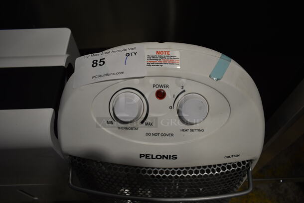 BRAND NEW SCRATCH AND DENT! Pelonis HQ-1000 Electric Quartz Heater with Thermostat, White,. 115 Volts, 1 Phase. Tested and Working! - Image 2 of 3