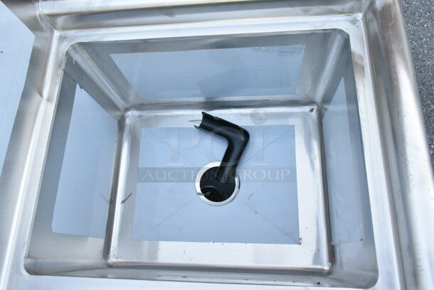 BRAND NEW SCRATCH AND DENT! Regency 600S3162018L Stainless Steel 3 Bay Sink w/ Left Side Drain Board. Bays 16x20x12. Drain Board 16.5x21.5. No Legs.  - Image 4 of 8