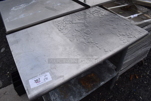 Stainless Steel Commercial Table w/ Metal Under Shelf. 36x24x35 - Image 3 of 4