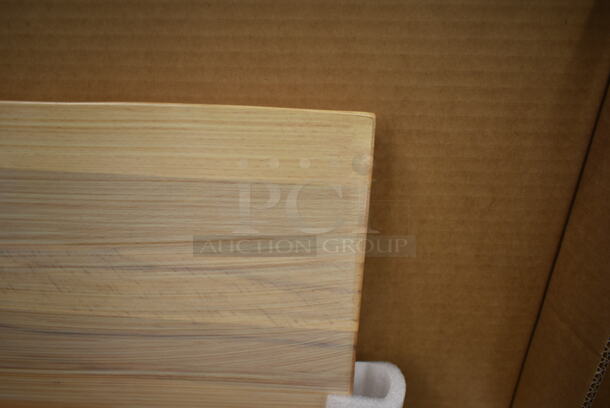 6 BRAND NEW IN BOX! Lancaster Table & Seating 30"x30" Solid Wood Live Edge Tabletop. 6 Times Your Bid! - Image 3 of 6