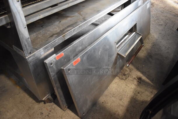 XLT Commercial Stainless Steel Natural Gas Powerd Double Stack Conveyor Oven on Commercial Casters. Door Needs To Be Reattached. 115V - Image 6 of 8