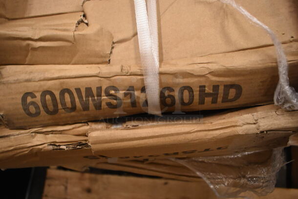 BRAND NEW SCRATCH AND DENT! Regency 600WS1260HD 16 Gauge Stainless Steel 12" x 60" Heavy Duty Solid Wall Shelf - Image 2 of 2