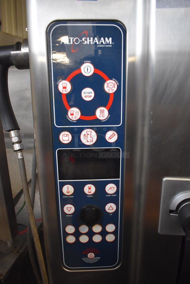 Alto Shaam Model 10.10 ES Stainless Steel Commercial Electric Powered Combitherm Convection Oven w/ View Through Door on Stand. 208-240 Volts, 3 Phase. 42x32x68 - Image 7 of 7