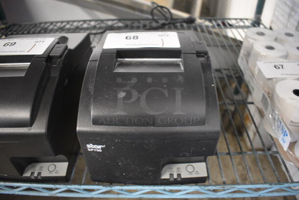 Star Micronics Model SP700 Receipt Printer. 100-240 Volts, 1 Phase. 6x10x6