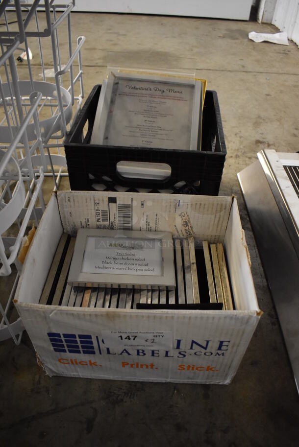ALL ONE MONEY! Lot of 2 Boxes of Frames! Includes 7.25x0.5x5.25 - Image 1 of 6
