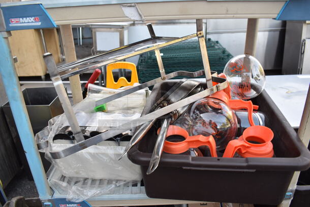 ALL ONE MONEY! Lot of 4 Tiers Worth of Various Items Including Coffee Pots, Halloween Lights and Air Pots. Does Not Include Shelving Unit - Image 4 of 5