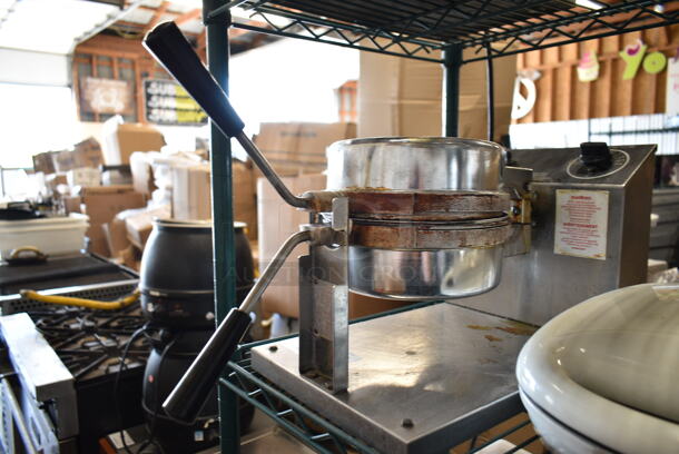 5042 Stainless Steel Commercial Countertop Belgian Waffle Maker. 120 Volts, 1 Phase. Tested and Working! - Image 3 of 5