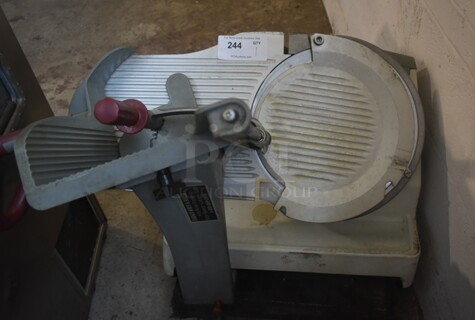 Berkel X130 Metal Commercial Countertop Meat Slicer. 115 Volts, 1 Phase. Tested and Working!