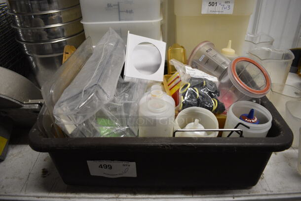 ALL ONE MONEY! Lot of Various Items Including Poly Containers in Poly Bin! - Image 1 of 3
