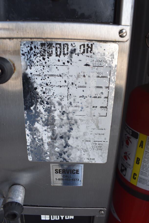 Doyon Stainless Steel Commercial Natural Gas Powered Oven Proofer on Commercial Casters. 208 Volt Controls. 36.5x53x72.5 - Image 11 of 11