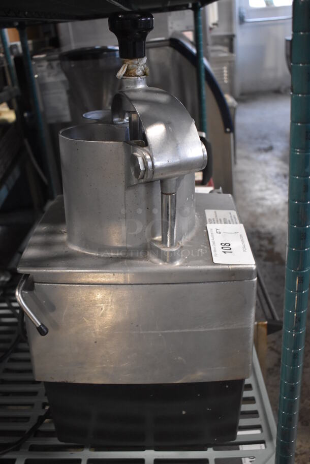 Robot Coupe CL50 Series E Metal Commercial Countertop Food Processor w/ Continuous Feed Head and Slicing Blade. 120 Volts, 1 Phase. 14x12x24. Tested and Working! - Image 2 of 11