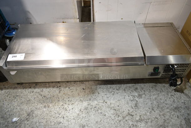Avantco 360CP-48HC Stainless Steel Commercial Countertop Refrigerated Rail. 115 Volts, 1 Phase. - Item #1114377