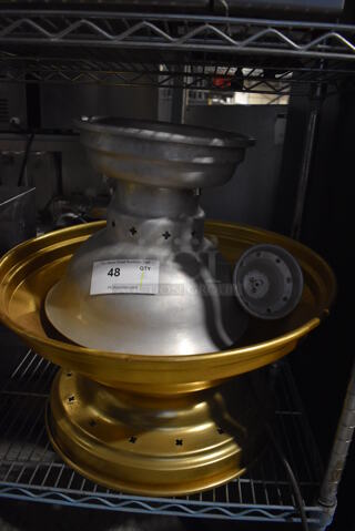 Metal Countertop Fountain. 22x22x26