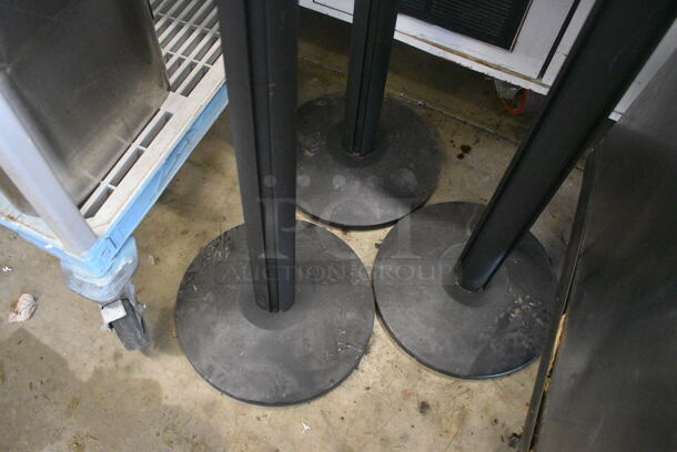 3 Beltrac Stanchions. 14x14x41. 3 Times Your Bid! - Image 3 of 3