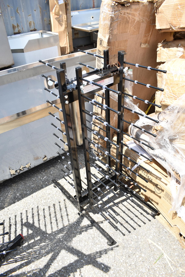 2 BRAND NEW SCRATCH AND DENT! 40AJS012C/40AJS024C Black Metal Plate Racks. 2 Times Your Bid! - Image 5 of 6