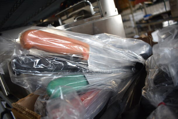 41 Various SHARPENED Stainless Steel Knives Including Chef Knives. 41 Times Your Bid!  - Image 5 of 6