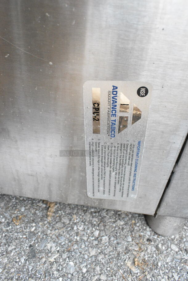Advance Tabco CPU-2 Stainless Steel Commercial Ice Cooled Serving Counter.  - Image 4 of 4