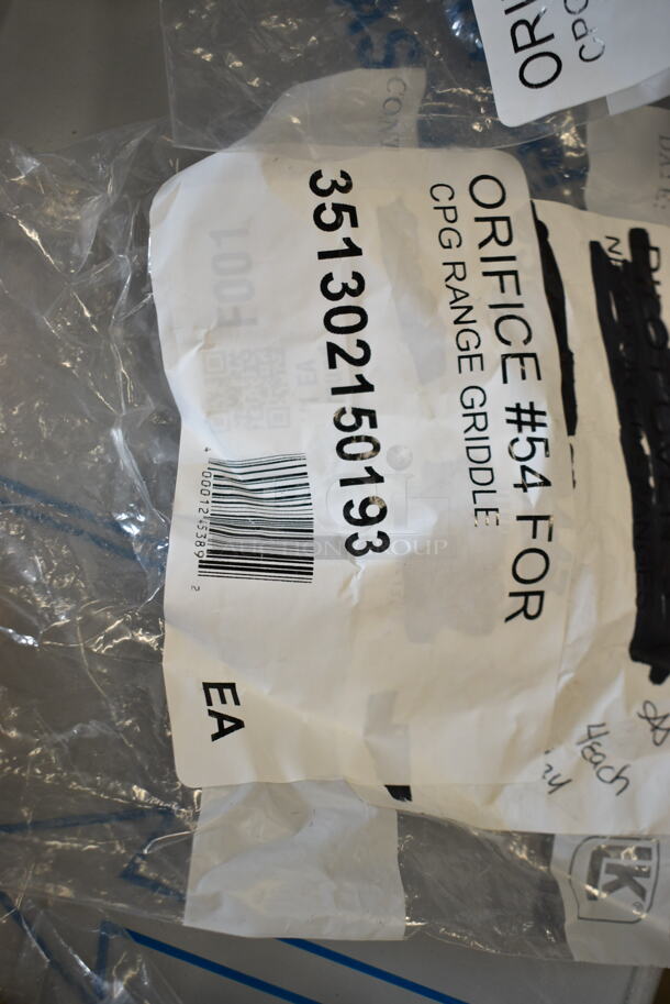 BRAND NEW SCRATCH AND DENT! Lot of M3P4 Unit, Cooking Performance Group 351302150190 #51 Burner Orifice, Cooking Performance Group 351302150189 #50 Burner Orifice, Cooking Performance Group 351302150193 #54 Griddle Orifice, Cooking Performance Group 351302130447 Liquid Propane Pilot. - Image 5 of 12