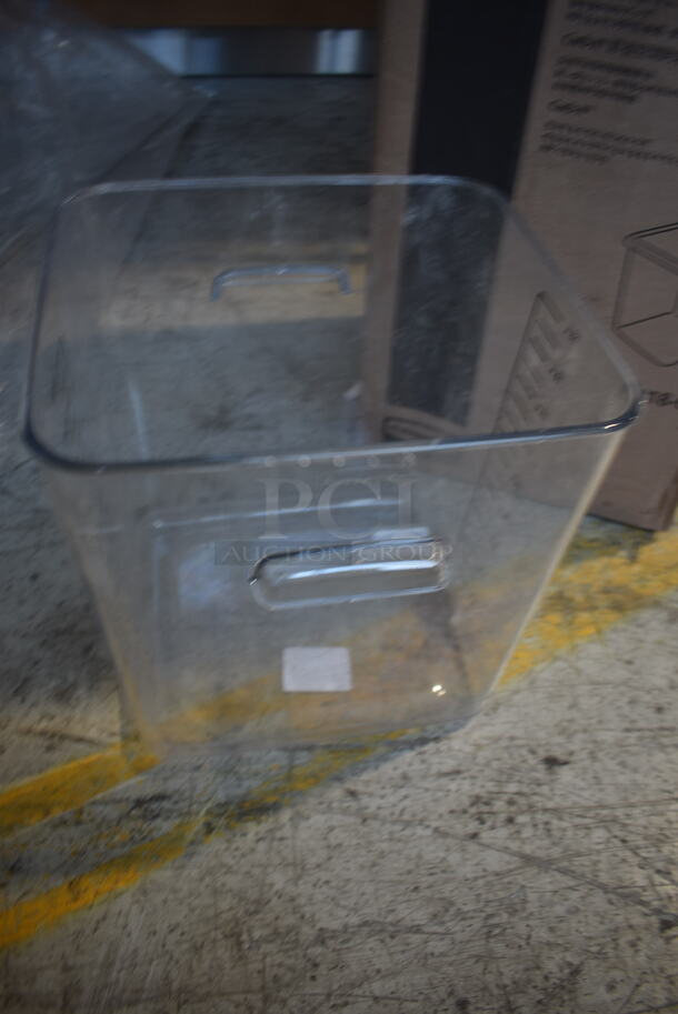 3 BRAND NEW IN BOX! Rubbermaid Clear Poly 18 Quart Containers. 3 Times Your Bid! - Image 3 of 4
