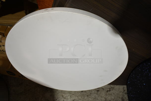 3 BRAND NEW SCRATCH AND DENT! Various Round Tabletops. 3 Times Your Bid! - Image 7 of 8