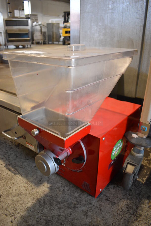 2013 Olde Tyme Model PN2 Stainless Steel Commercial Countertop Single Hopper Peanut Butter Mill Nut Grinder. 115 Volts, 1 Phase. 11x21x21. Tested and Working!