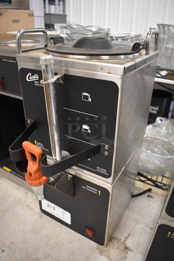 Curtis GEM-3-02 Stainless Steel Commercial Coffee Server on Curtis GEM-5 Stainless Steel Commercial Stand. 120 Volts, 1 Phase. 9x13.5x20 - Image 2 of 5