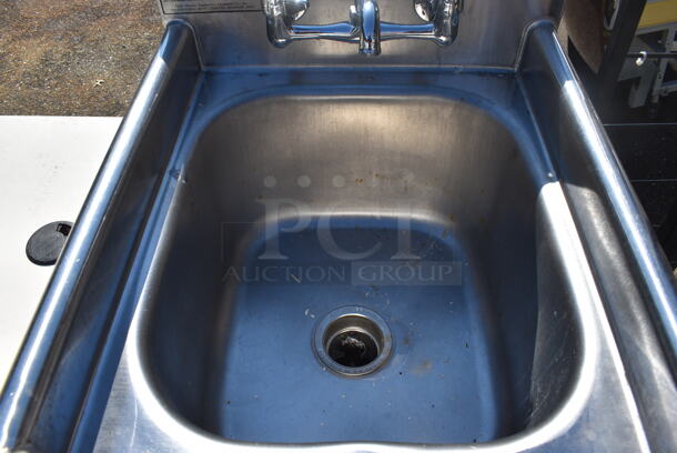 Eagle Stainless Steel Commercial Single Bay Sink w/ Insinkerator Garbage Disposal, Faucet and Handles. 22x26x44.5 - Image 4 of 6