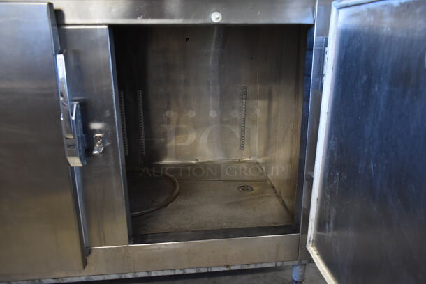 Stainless Steel Commercial Pizza Prep Table w/ Cutting Board. Tested and Does Not Power On - Image 5 of 9
