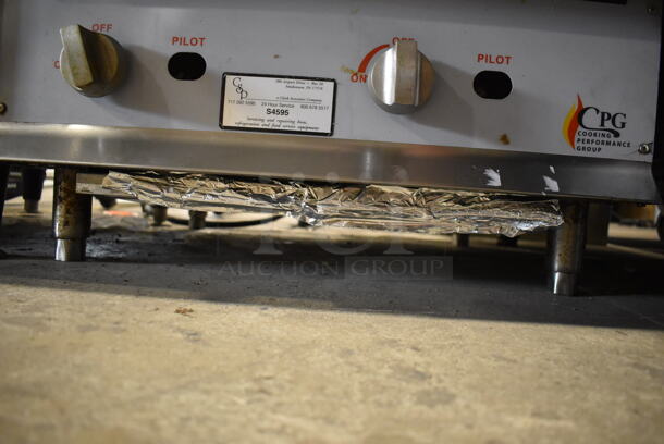 CPG Stainless Steel Commercial Countertop Natural Gas Powered Charbroiler Grill. 24x30x17 - Image 7 of 7
