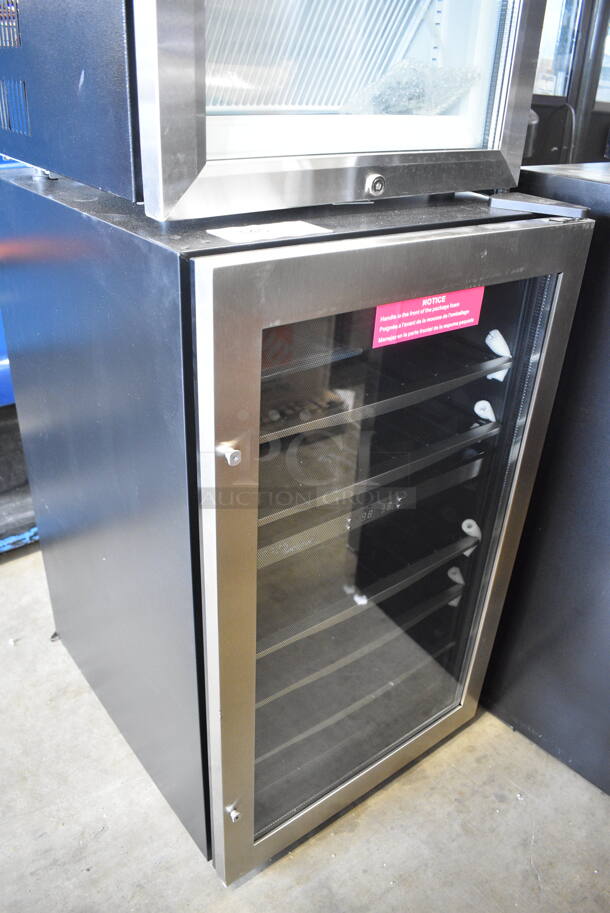 BRAND NEW SCRATCH AND DENT! Danby DWC040A3BSSDD 38 Bottle Free-Standing Metal Wine Cooler Merchandiser. 115 Volts, 1 Phase. Tested and Working! - Image 3 of 6