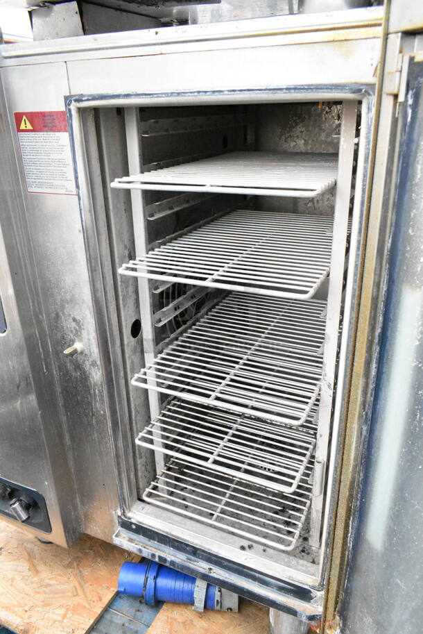 2 2018 Alto Shaam CTP10-10E Stainless Steel Commercial Electric Powered Combi Convection Oven. 208-240 Volts, 3 Phase. 2 Times Your Bid!  - Image 3 of 5