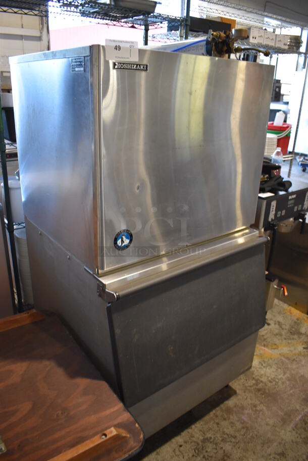 Hoshizaki KML-600MRH Stainless Steel Commercial Ice Head on Commercial Ice Bin. 208-230 Volts, 1 Phase. 31x33x60 - Image 3 of 5