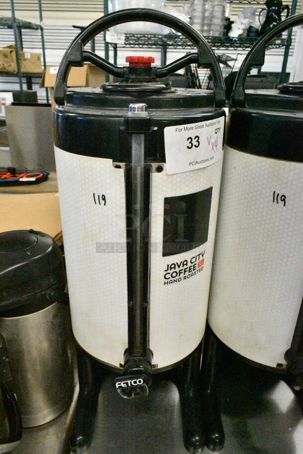 4 Luxus Stainless Steel Coffee Server Satellite. 4 Times Your Bid!  - Image 6 of 12