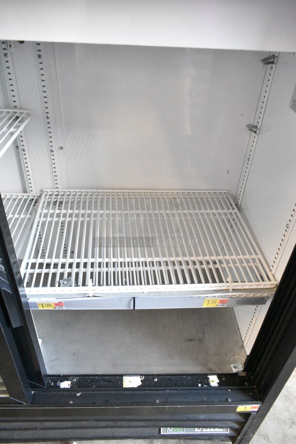 2018 True GDM-41SL-48-HC-LD Metal Commercial 2 Door Reach In Cooler Merchandiser w/ Poly Coated Racks. 115 Volts, 1 Phase. Tested and Working! - Image 3 of 5