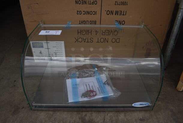 BRAND NEW! KoolMore Model DC-1C Metal Countertop Dry Glass Display Case. Does Not Have Back Door. 22x15x12