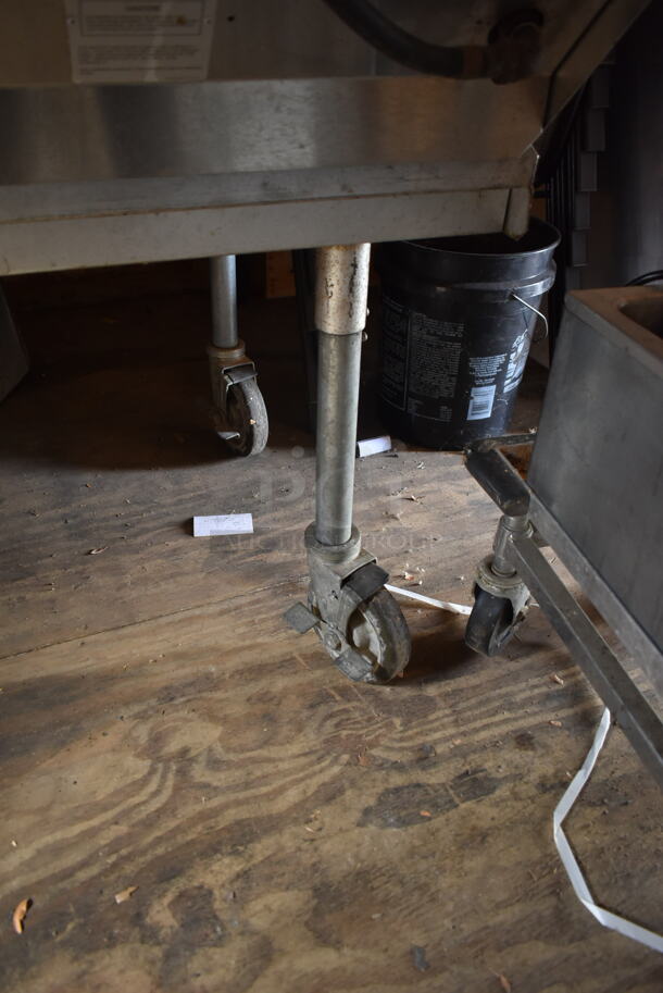 MagiCater Stainless Steel Commercial Propane Gas Powered Portable Charbroiler Grill on Commercial Casters.  (outside shed) - Image 3 of 5