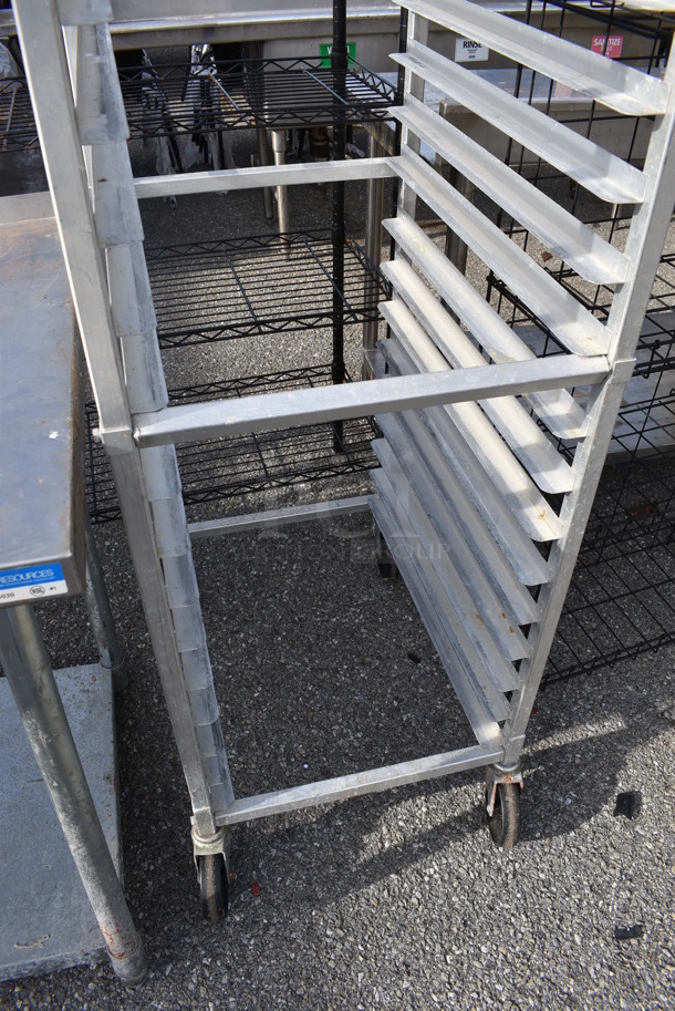 Metal Commercial Pan Transport Rack on Commercial Casters. 20.5x26x70 - Image 4 of 4