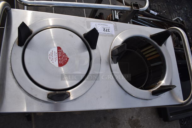 Stainless Steel 2 Well Plate Return on Commercial Casters. 30x16x36 - Image 7 of 8